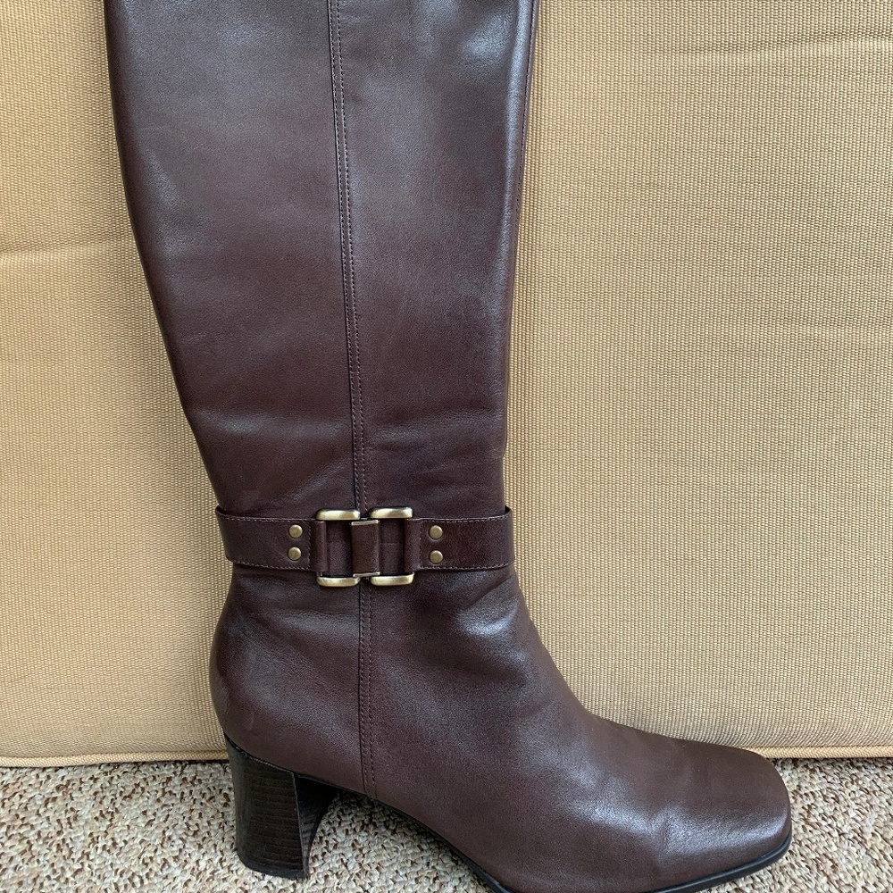 Bandolino BDJESSIE Dark Brown High Leather Boots